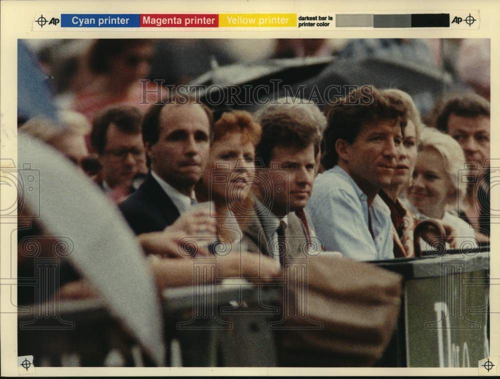 1989 Press Photo Sarah Ferguson, Duchess of York, at Houston polo match- Historic Images