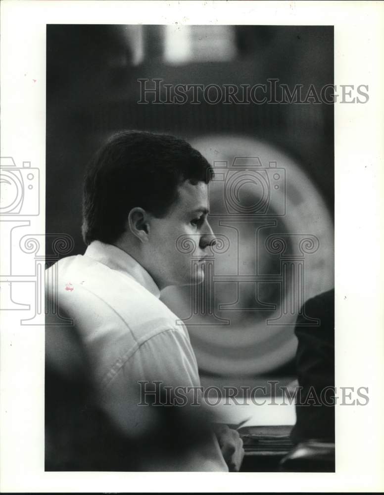 1992 Press Photo Spencer Corey Goodman during his trial, Houston - hcb02127- Historic Images
