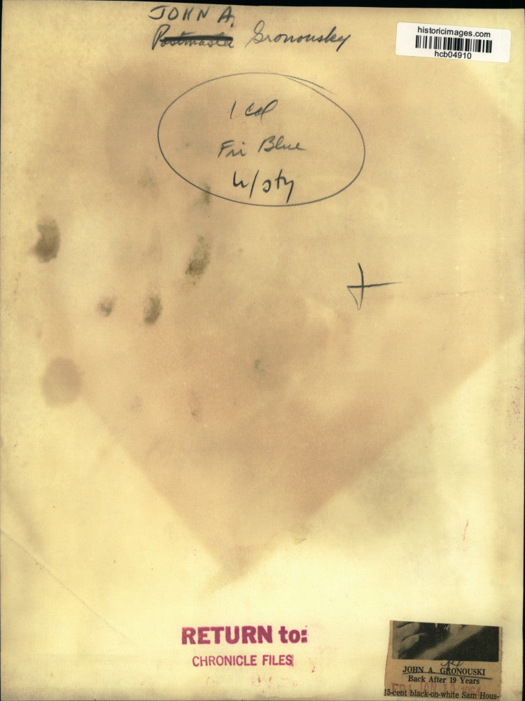 1964 Press Photo John A. Gronouski - hcb04910