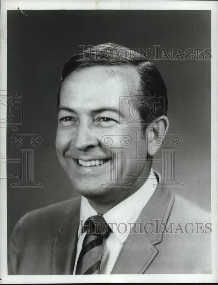 1969 Press Photo Bob Hill, KHOU-TV Houston - hcb09440- Historic Images