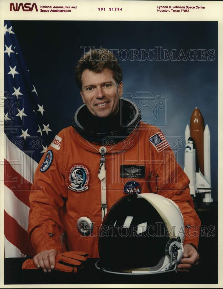 1992 Press Photo Astronaut Byron Lichtenberg - hcb15461- Historic Images