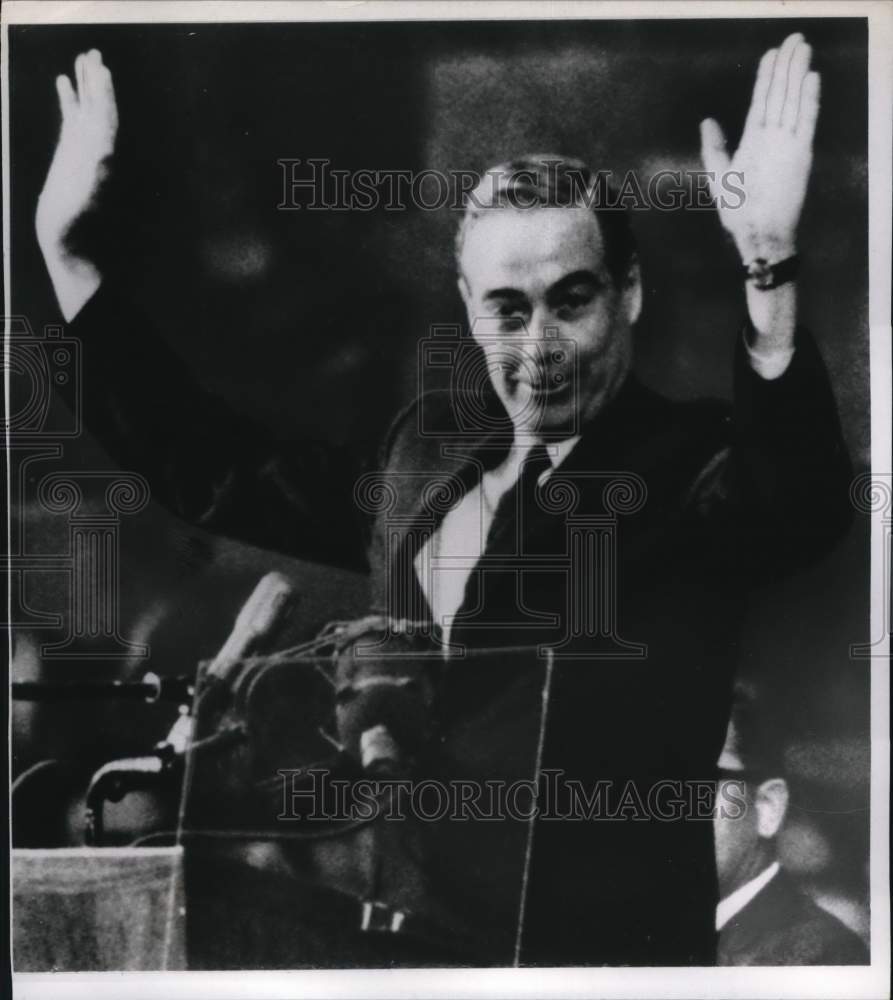 1969 Press Photo William Scranton, Pennsylvania governor, makes speech.