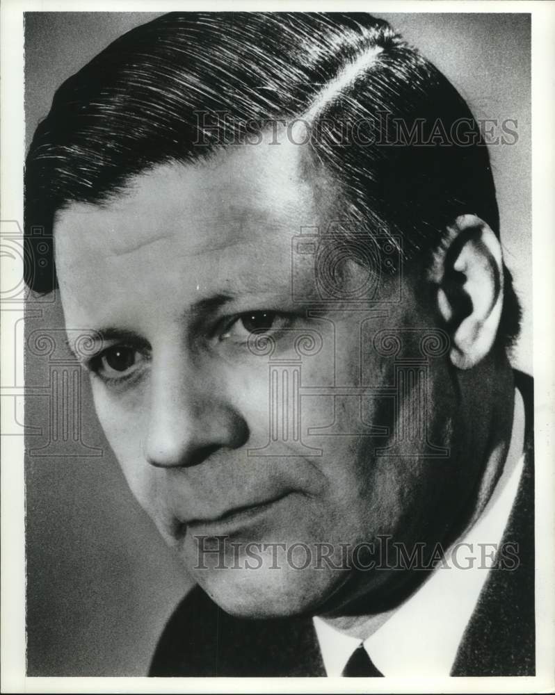 1972 Press Photo Helmut Schmidt. - hcb28109- Historic Images