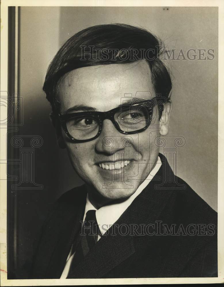 1968 Press Photo William Donald Smith, Mechanical Engineering graduate of Rice U