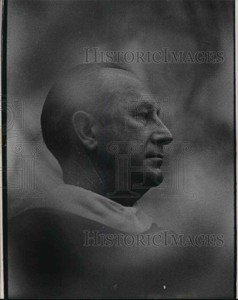 1965 Press Photo Sam Houston president Arleigh Templeton at graduation