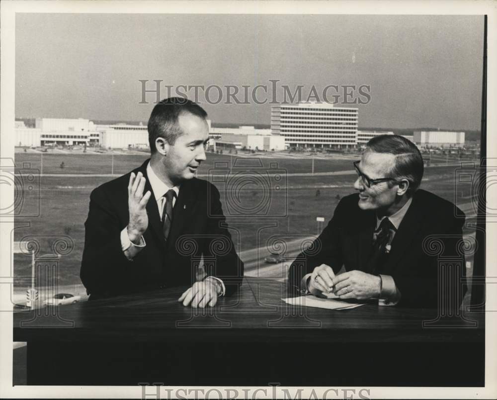 1969 Press Photo Astronaut James McDivitt during interview - hcb36963- Historic Images