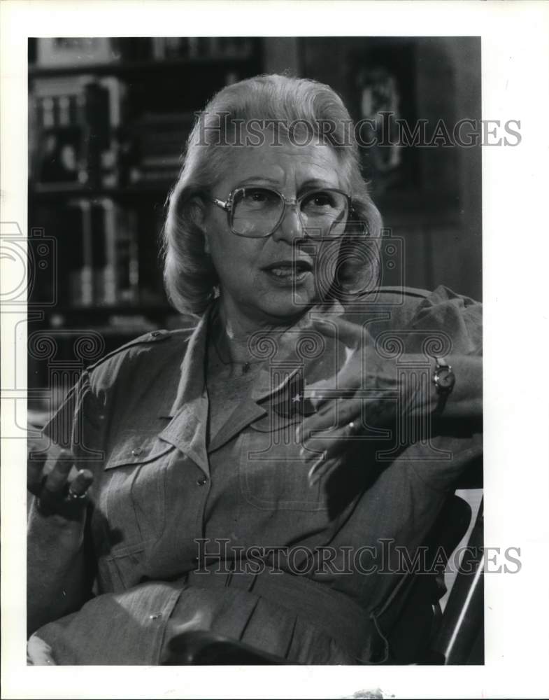 1986 Press Photo Metropolitan Transit Authority board member Louise Ware- Historic Images