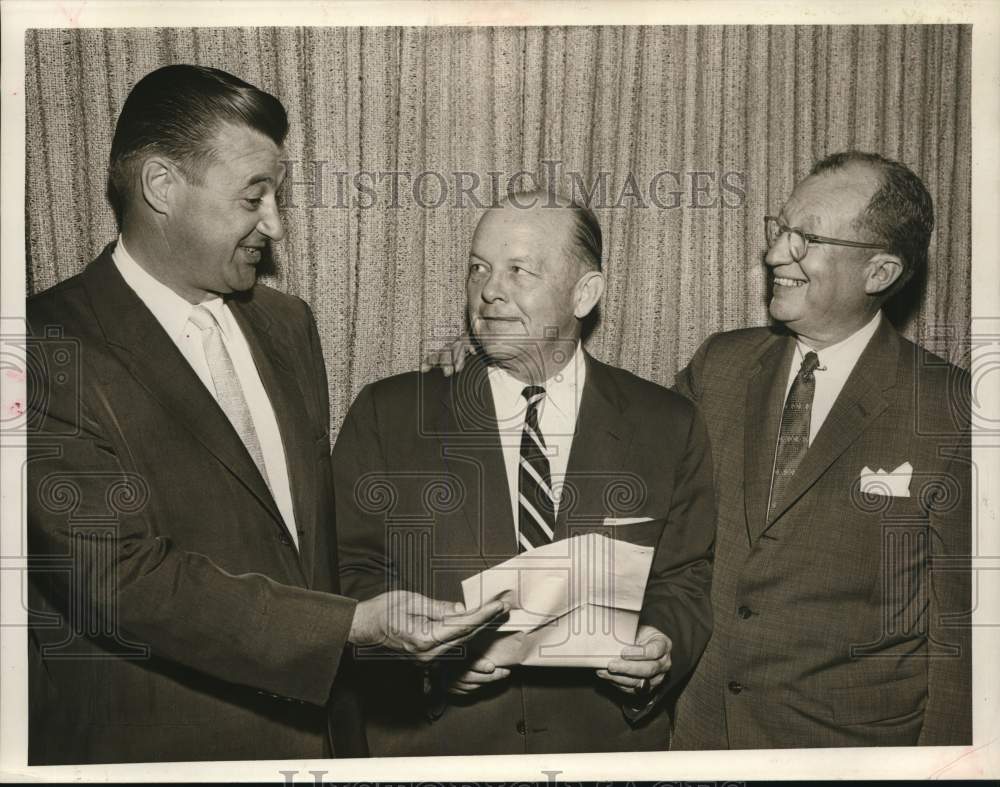 1958 Press Photo Houston Fat Stock Show secretary Neill Masterson - hcb43412- Historic Images