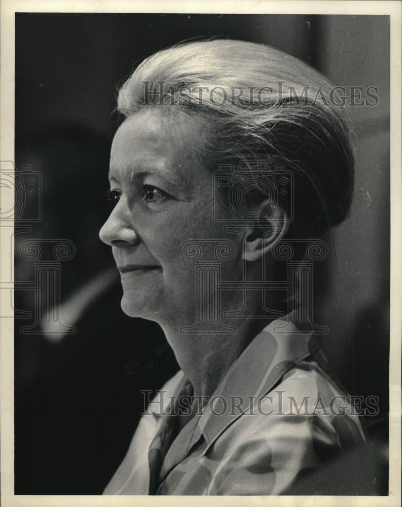 1972 Press Photo University of Houston English Professor, Dr. Laurie Zwicky.