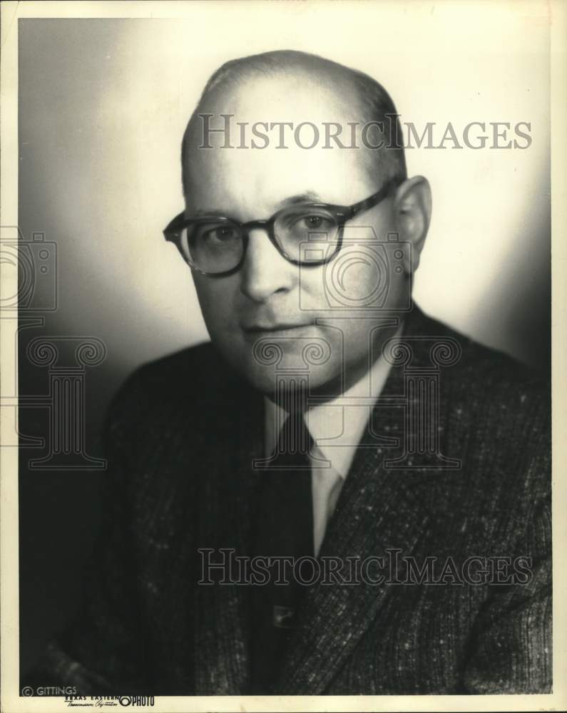 1961 Press Photo Millard Neptune, Texas Eastern Transmission Corp vice president- Historic Images