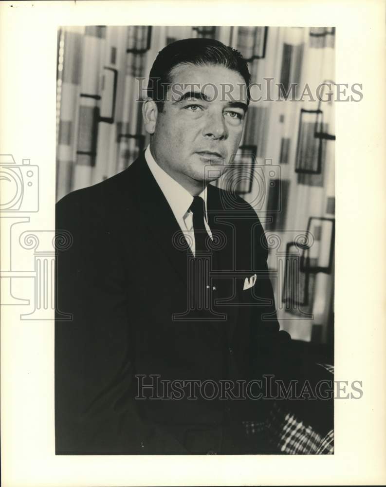 1962 Press Photo Joseph New, Sheraton Houston Corp general manager - hcb50749
