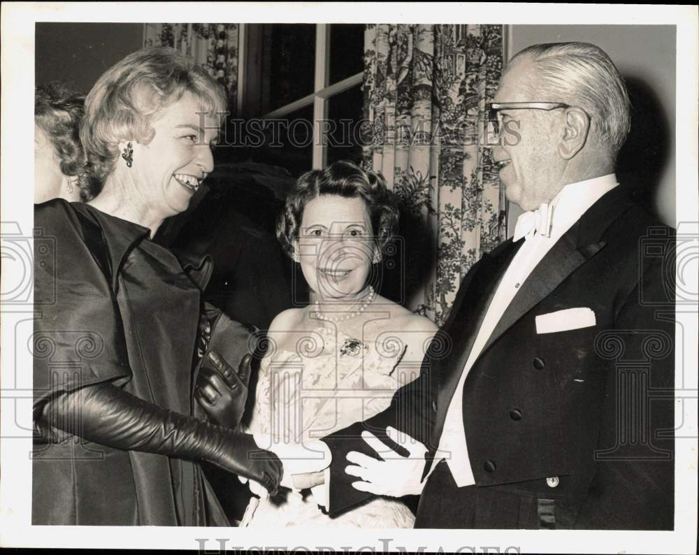 1960 Press Photo Houston Country Club Vice President Wallace D. Wilson and Wife