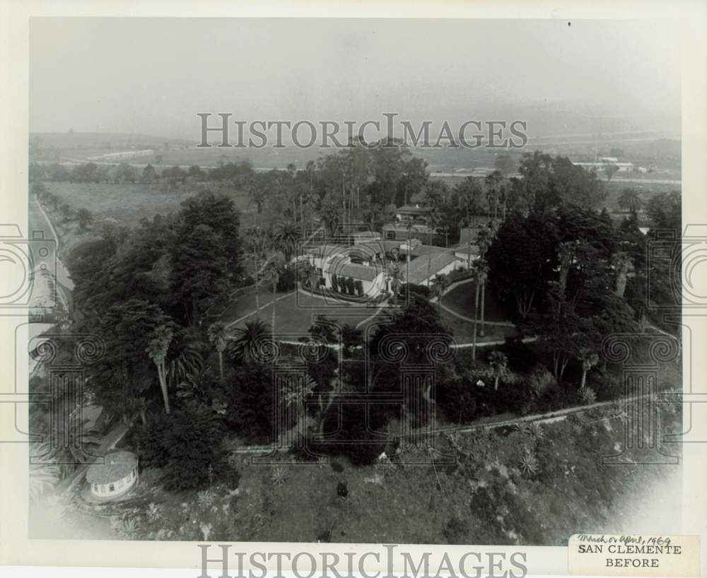 1969 Press Photo Home of Richard Nixon in San Clemente, California - hcb55181- Historic Images