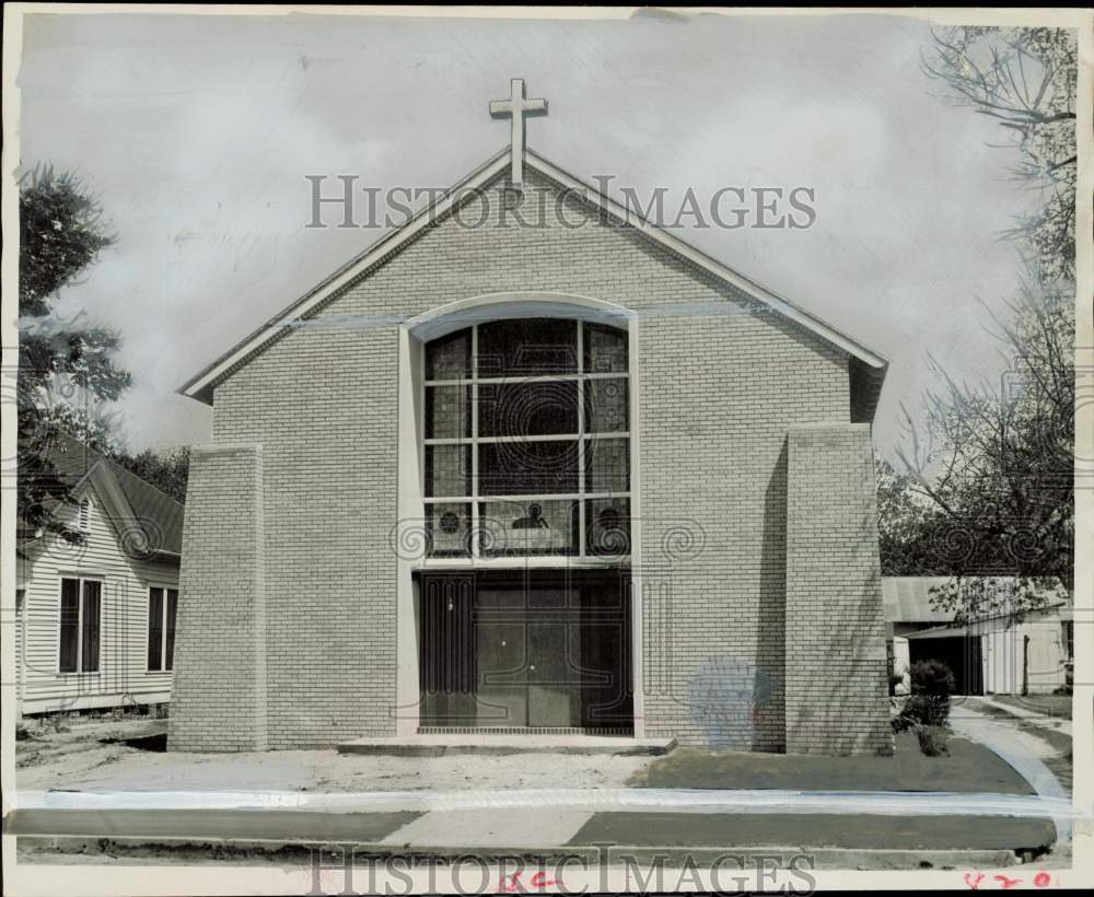 1951 Press Photo Northside Lutheran Church on Cochran Street. - hcb55838- Historic Images