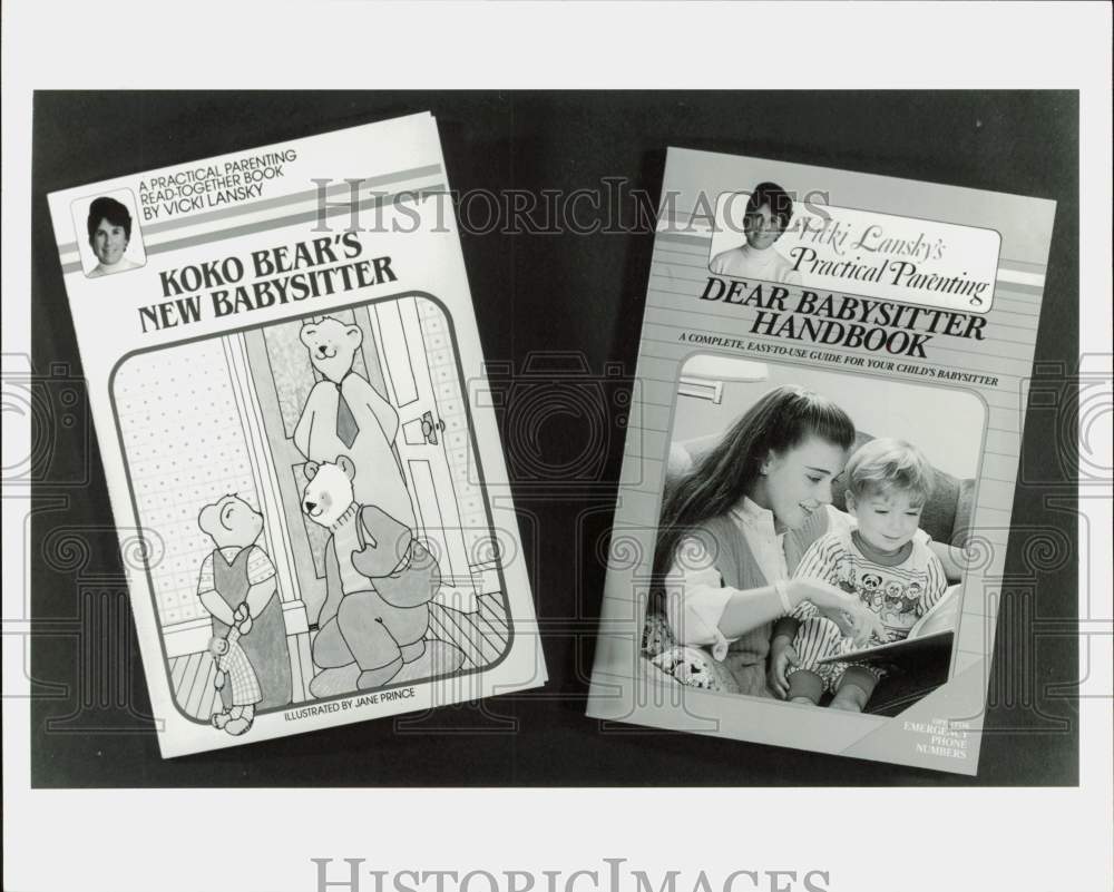 1987 Press Photo Babysitter guide books by Vicki Lansky. - hcb55910- Historic Images