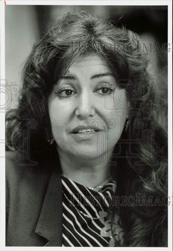 1982 Press Photo Guadalupe Quintanilla, U.S. Civil Rights Commission member.- Historic Images