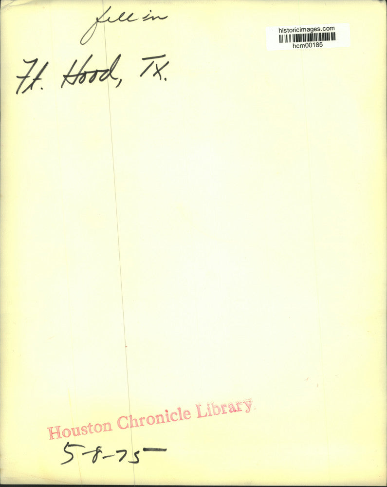 1975 Press Photo Immanuel Lutheran Church, saved from Fort Hood expansion