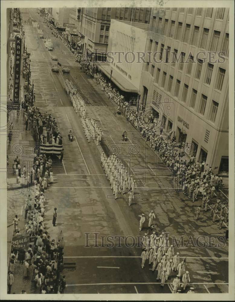 1957 Press Photo Armed Forces Day parade - hcm00289