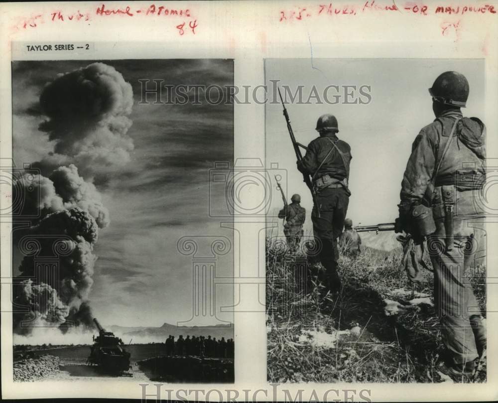 1960 Press Photo General Maxwell D. Taylor at war - hcm00434