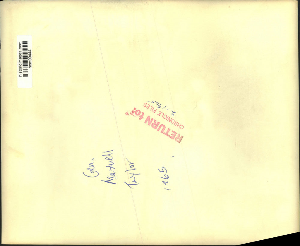 1965 Press Photo Amb. Maxwell Taylor, Lt. Gen. William Westmoreland; Saigon