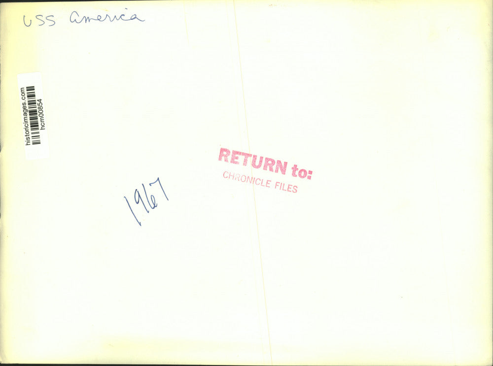 1967 Press Photo Bombs pushed on deck of USS American; Eastern Mediterranean