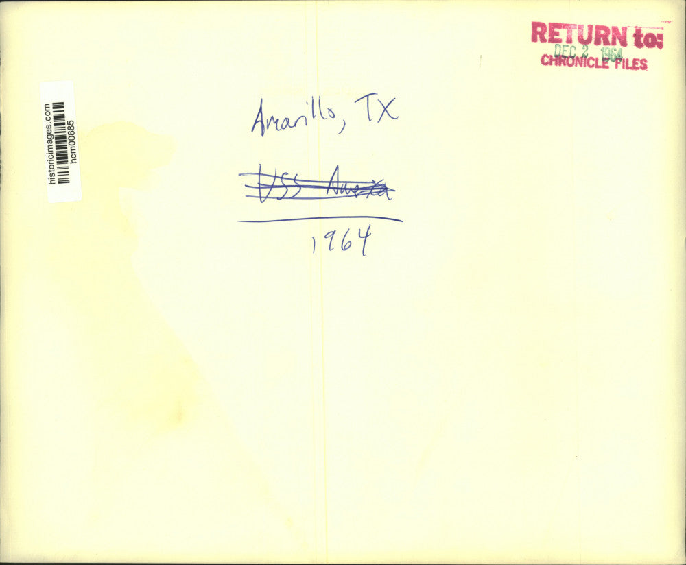 1964 Press Photo Wing Headquarters at Amarillo Tech Training Center - Texas