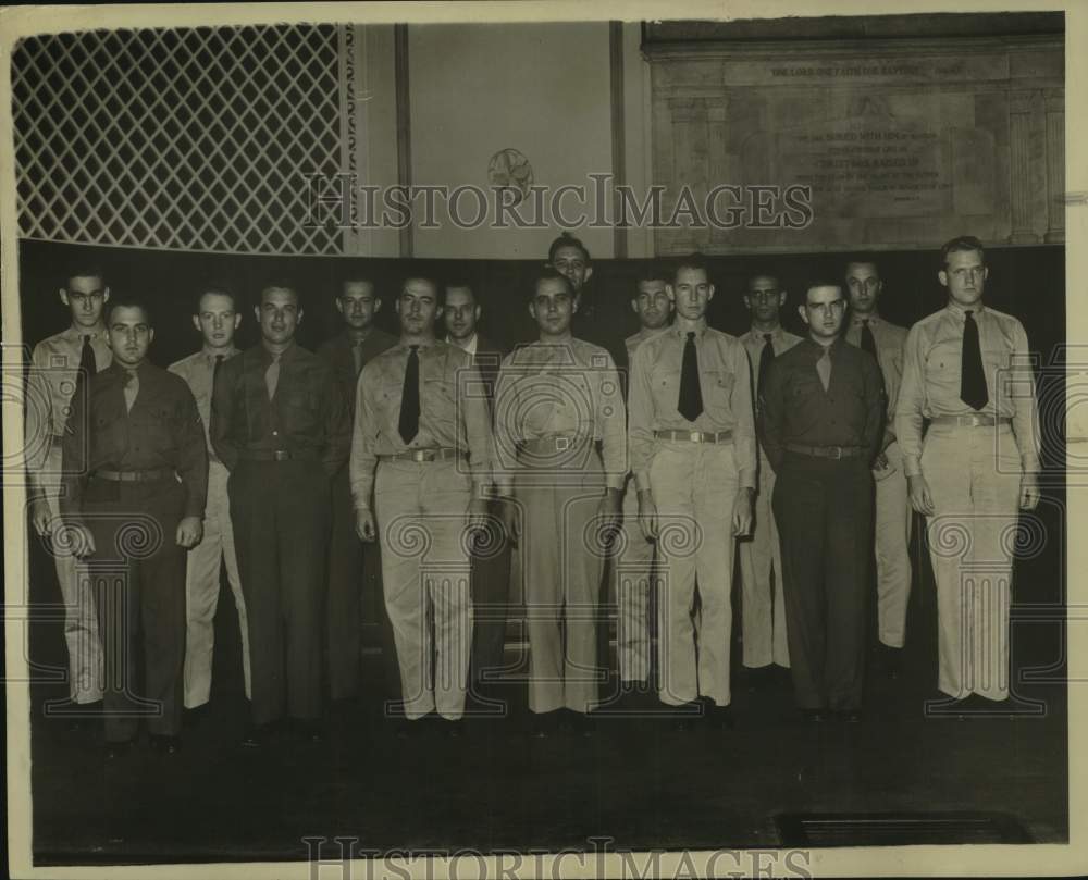 1944 Press Photo Baylor Medical students graduate in TExas - hcm00888