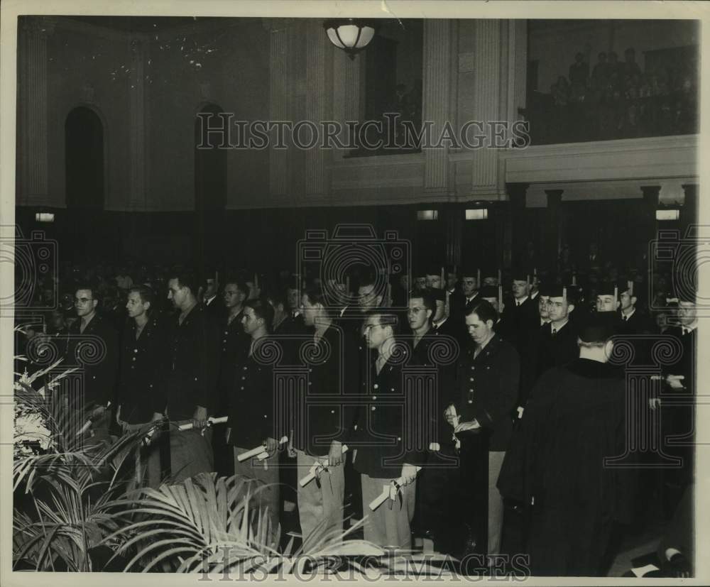 1946 Press Photo Baylor Medical School graduating class - Texas - hcm00889