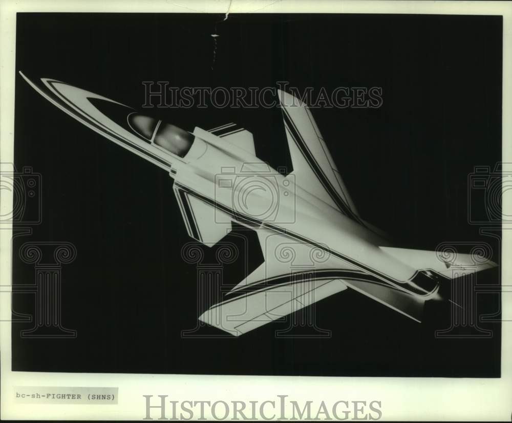 1964 Press Photo Artist drawing: Grumman Forward Swept Wing Demon - Strator