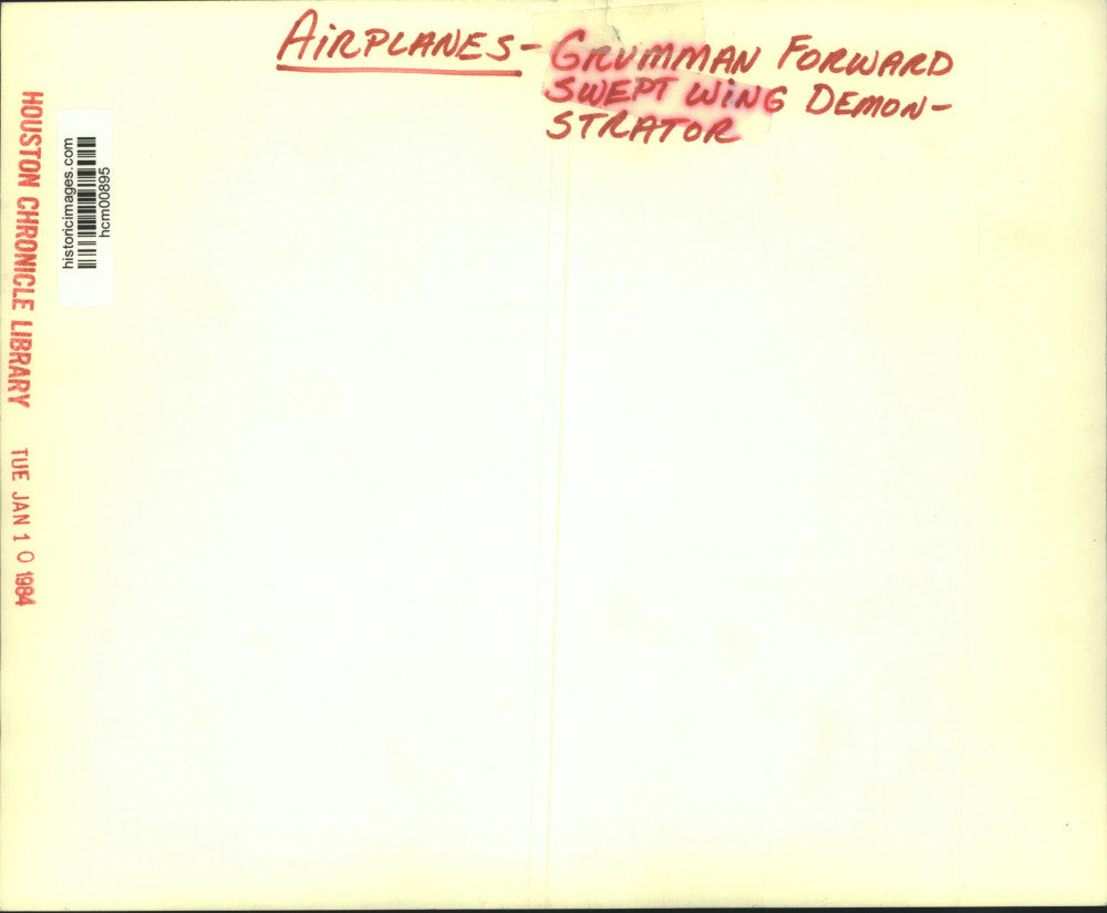 1964 Press Photo Artist drawing: Grumman Forward Swept Wing Demon - Strator