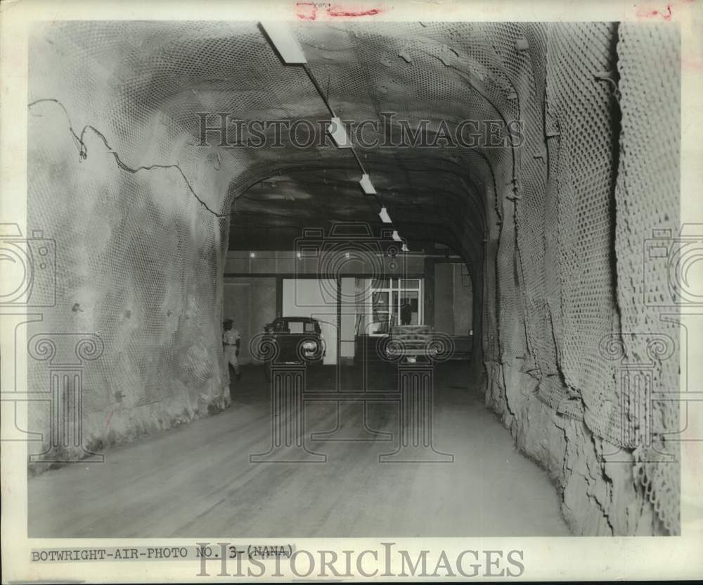 1963 Press Photo Entrance to underground North American Air Defense command post