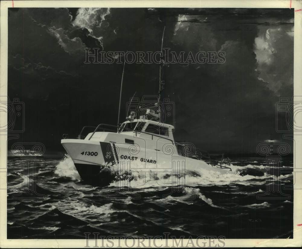 1972 Press Photo New Coast Guard utility boat - hcm01211