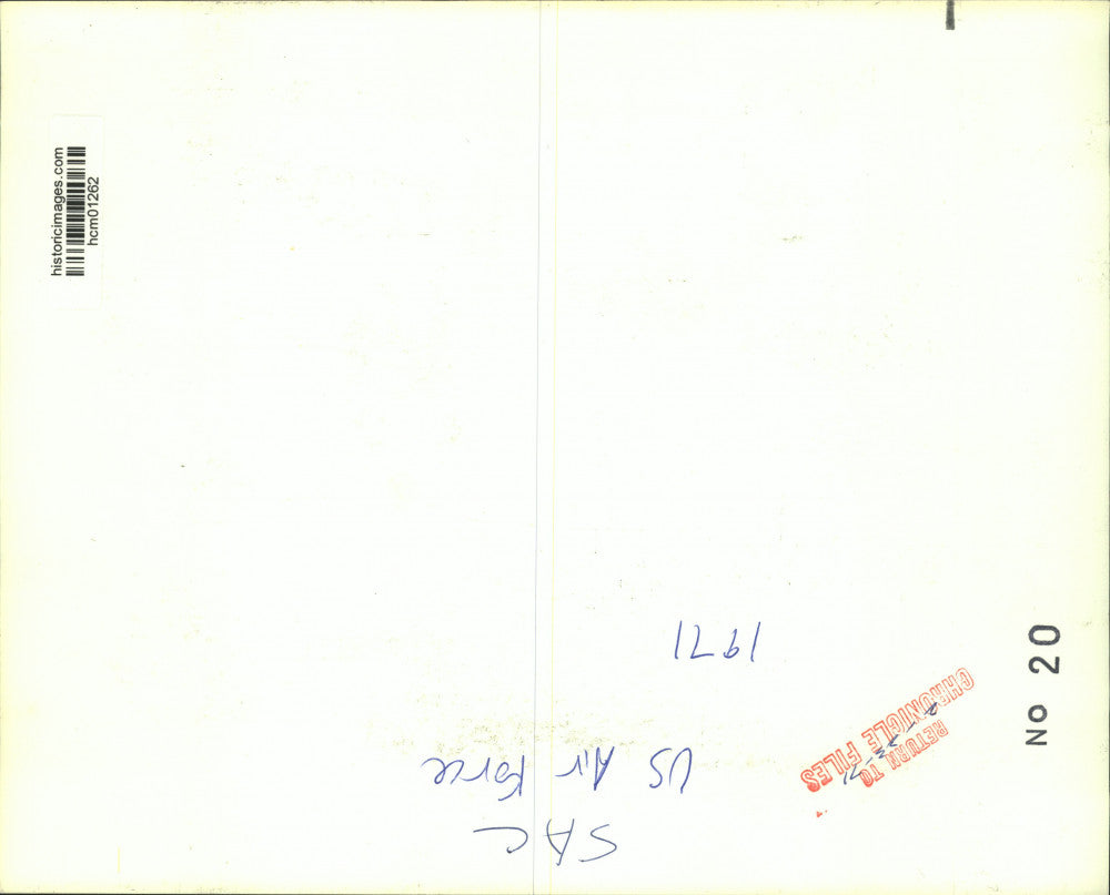 1971 Press Photo U.S. Air Force planes in formation - SAC - hcm01262