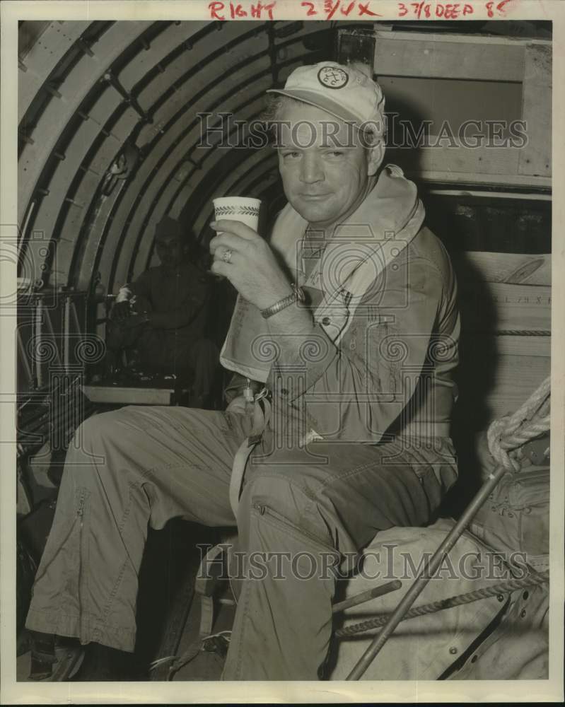 1956 Press Photo John Golden - United States Air Force Reserves - Texas.