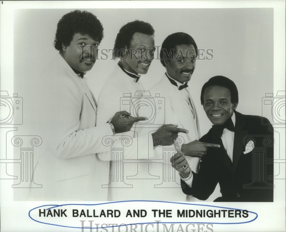 1986 Press Photo Music group &quot;Hank Ballard and the MIdnighters&quot; - hcp00198- Historic Images