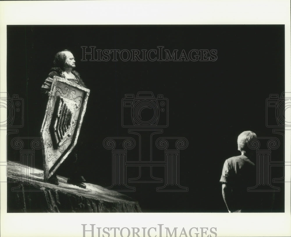 1981 Press Photo Performers of Dallas Civic Opera in &quot;Die Walkure&quot; - hcp00376- Historic Images