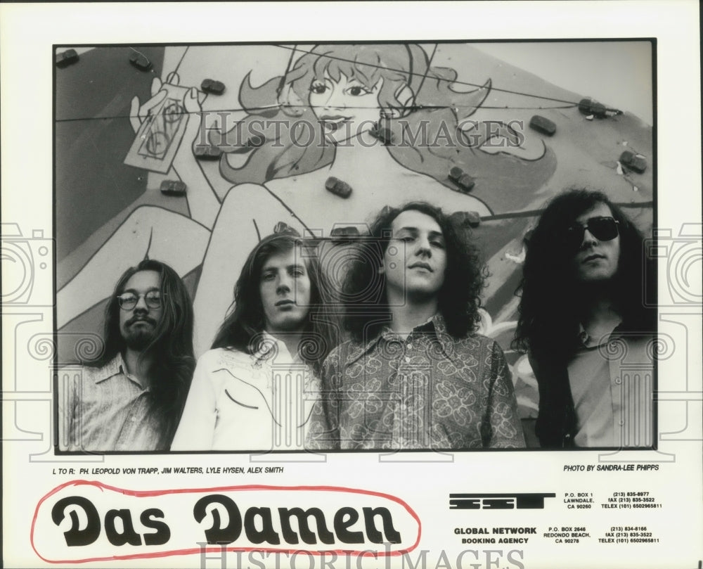 1988 Press Photo Rock group &quot;Das Damen&quot; - hcp00400- Historic Images