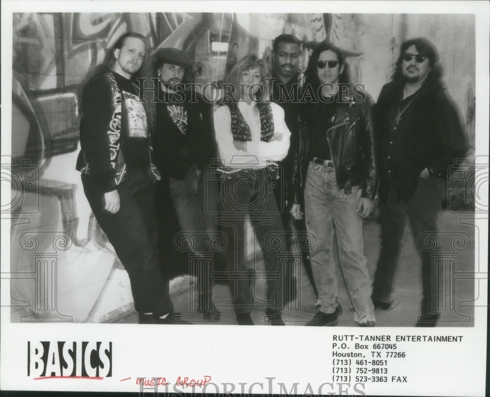 1995 Press Photo Music group &quot;Basics&quot; - hcp00424- Historic Images