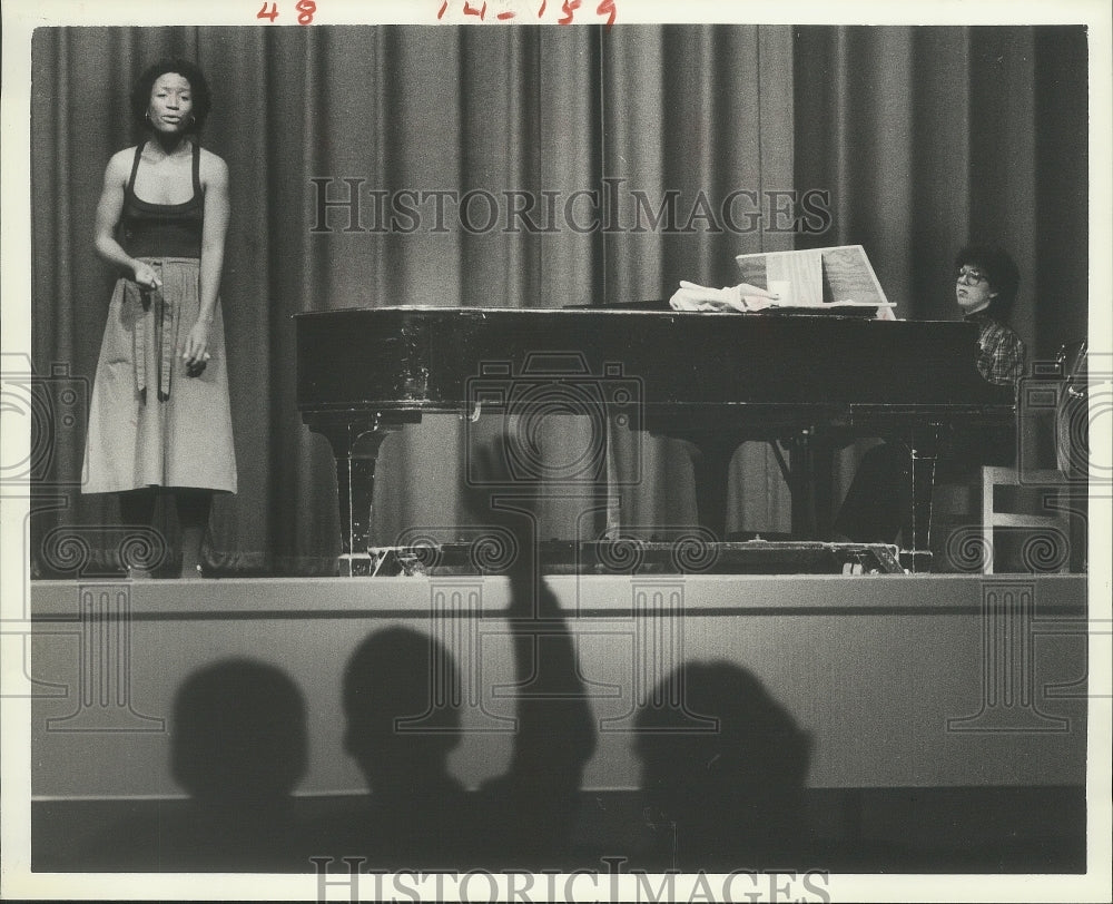 1982 Press Photo Actors audition at Texas Southern University in Houston