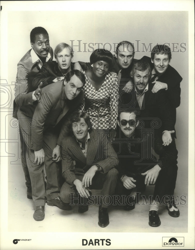 1987 Press Photo Pop group &quot;Darts&quot; - hcp01072- Historic Images