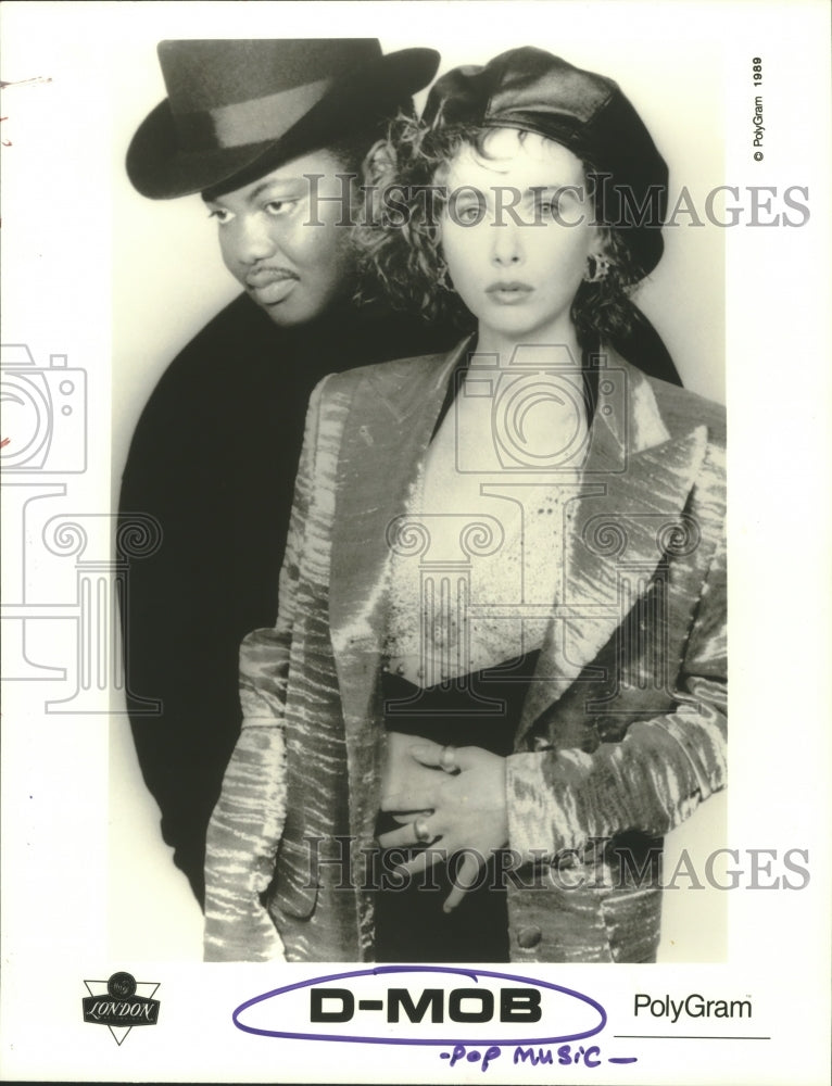 1989 Press Photo D-MOB, pop music group. - hcp01176- Historic Images