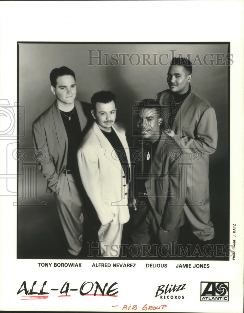 1995 Press Photo All-4-One, AIB Group. - hcp01180- Historic Images