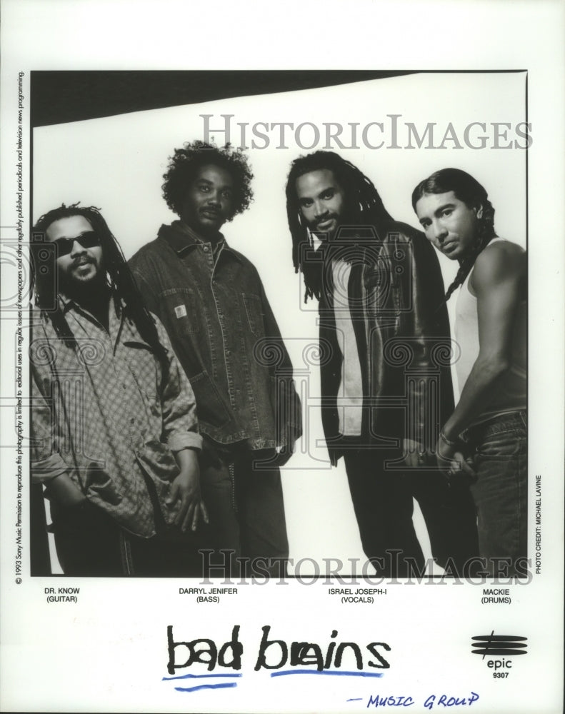 1993 Press Photo Bad Brains, music group. - hcp01236- Historic Images