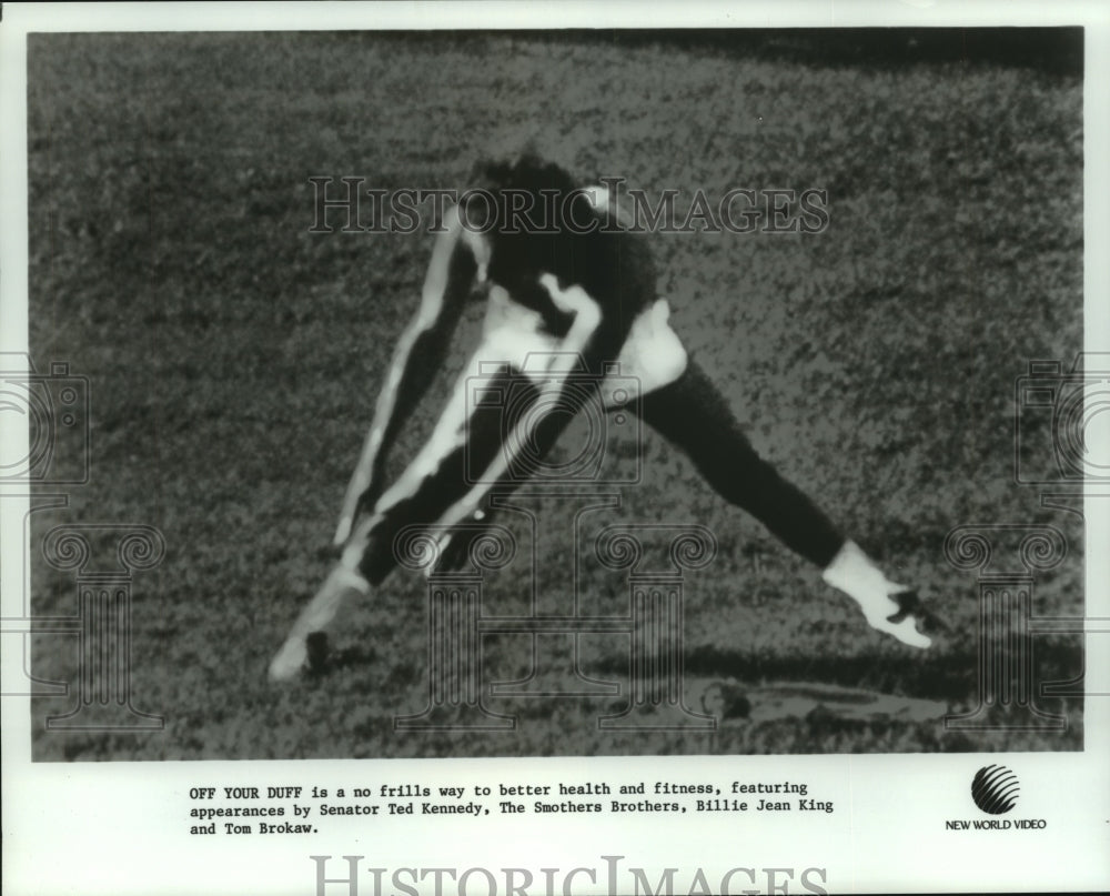 1989 Press Photo &quot;Off Your Duff&quot; is a no frills exercise program. - hcp01658- Historic Images