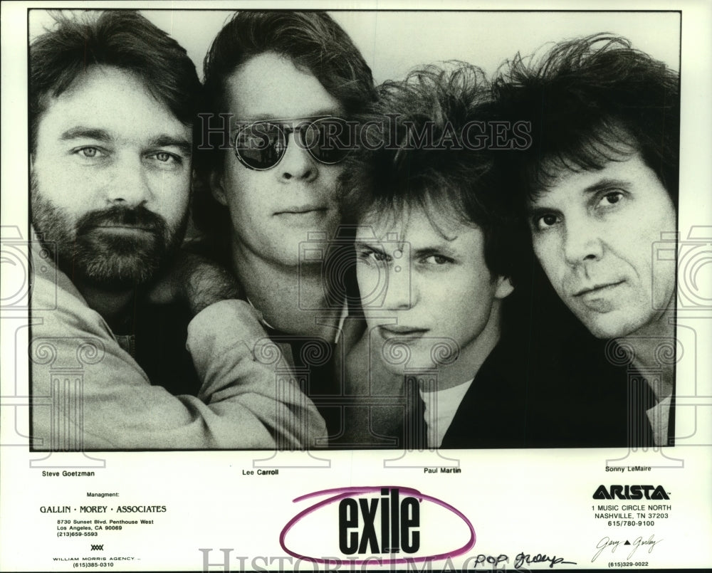 1990 Press Photo Members of the pop music group Exile - hcp02861