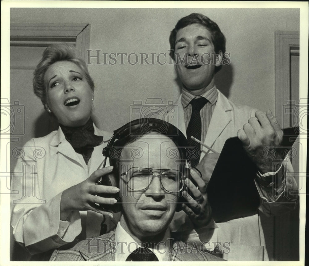 1988 Press Photo Chocolate Bayou Theater Co. actors perform play in Houston- Historic Images