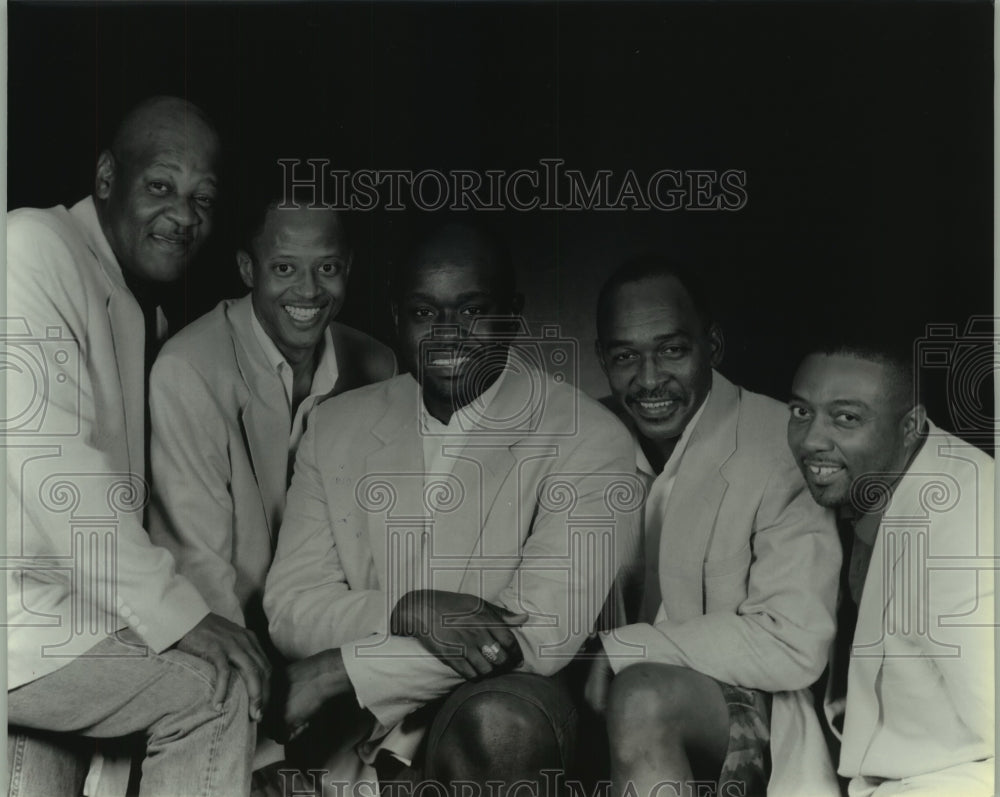 1996 Press Photo The Continentals re-create Music of Motown at Miller Outdoor.- Historic Images