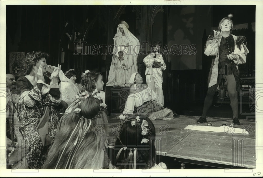 1983 Press Photo Houston&#39;s Christ Church Episcopal Cathedral at rehearsal.- Historic Images