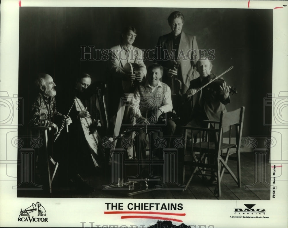 1991 Press Photo Members of &quot;The Chieftains&quot;. - hcp02997- Historic Images