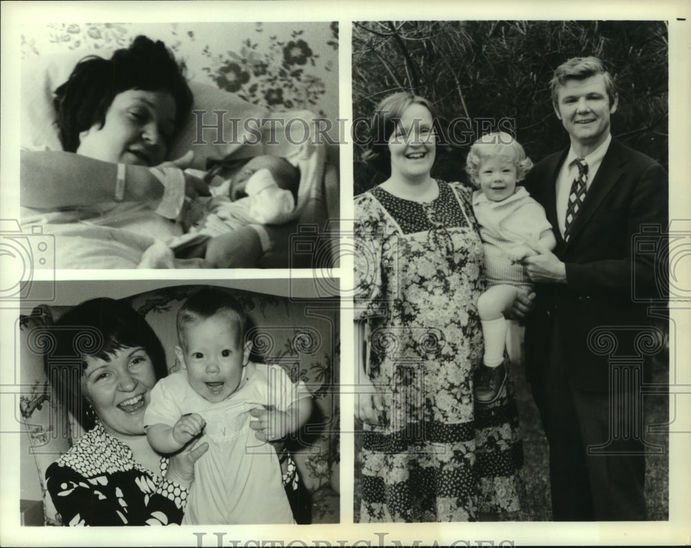 1978 Press Photo Jane Payne with son David in documentary &quot;The Miracle Months.&quot;- Historic Images